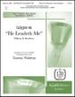 Calypso on HE LEADETH ME Handbell sheet music cover